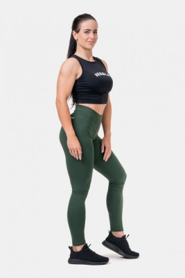 Лосины Nebbia Classic HERO High Waist Leggings 570 dark green