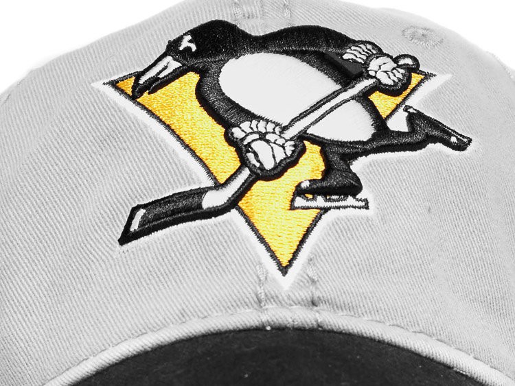 Бейсболка ATRIBUTIKA & CLUB Pittsburgh Penguins, серо-черн. 29056 в Москве  в Москве 