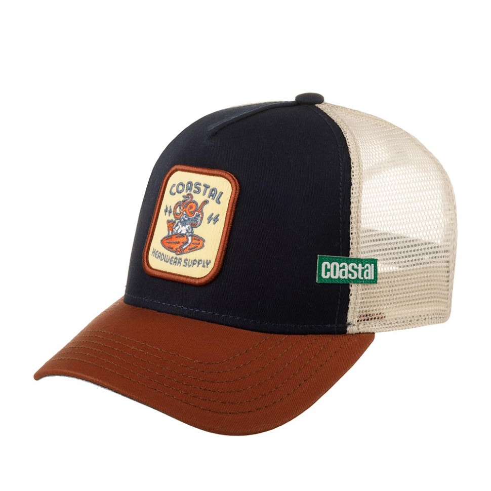 Бейсболка COASTAL HFT Headwear Supply (темно-синий бордовый) 50-151-53-00 в Москве в Москве