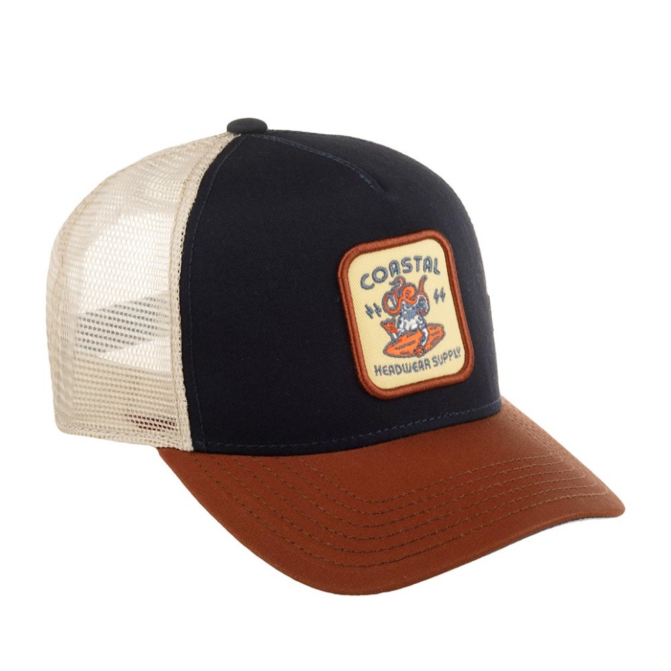 Бейсболка COASTAL HFT Headwear Supply (темно-синий бордовый) 50-151-53-00 в Москве в Москве
