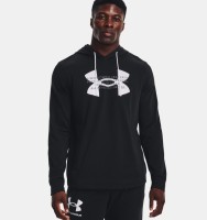 Толстовка Under Armour UA Rival Terry Logo Hoodie-BLK 1373382-001 в Москве  в Москве 