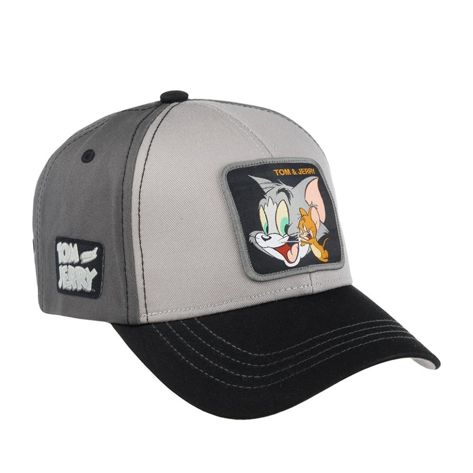Бейсболка CAPSLAB Tom and Jerry CL/TAJ1/1/CASB/TJ4 серый черный ONE 88-405-47-00 в Москве  в Москве 