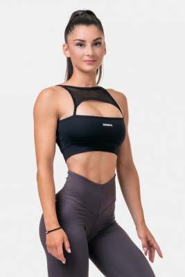 Топ NEBBIA Classic HERO Cut-Out Sports bra 579 Black