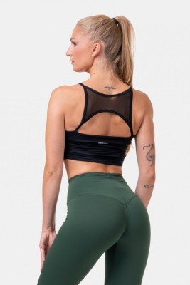 Топ NEBBIA Classic HERO Cut-Out Sports bra 579 Black