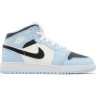 Кроссовки Nike Air Jordan 1 Mid GS “Ice Blue” 555112-401 в Москве  в Москве 