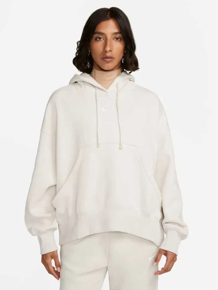 Толстовка Nike W Nsw Phnx Flc Oos Po Hoodie DQ5858-104 в Москве 