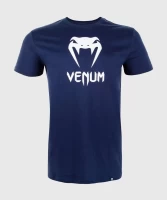 Футболка Venum Classic T-Shirt - Navy Blue VEN03526-018 в Москве  в Москве 