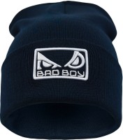 Шапка Bad Boy Logo white темно-синий 7010_bk_bl в Москве  в Москве 