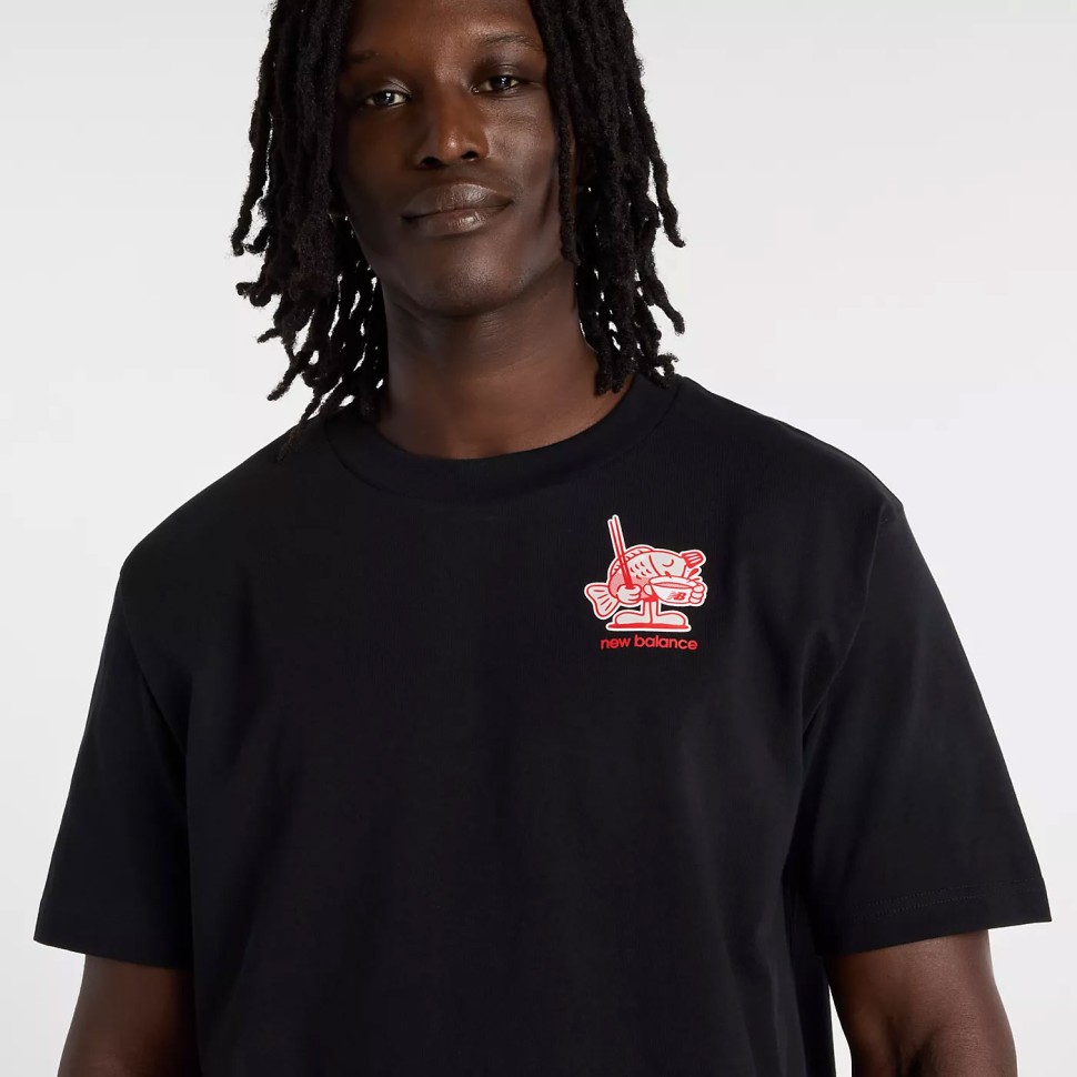 Футболка New Balance Ramen T-Shirt MT61H51D-BK в Москве  в Москве 