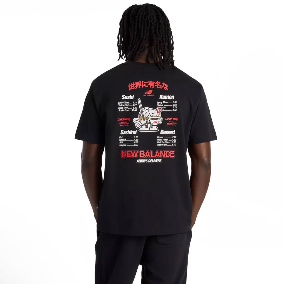 Футболка New Balance Ramen T-Shirt MT61H51D-BK в Москве  в Москве 