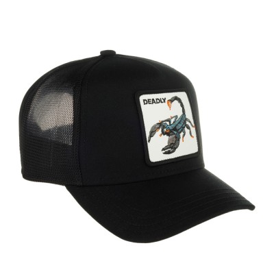 Бейсболка GOORIN BROTHERS ANIMAL FARM DEADLY скорпион черный 91-853-09-00