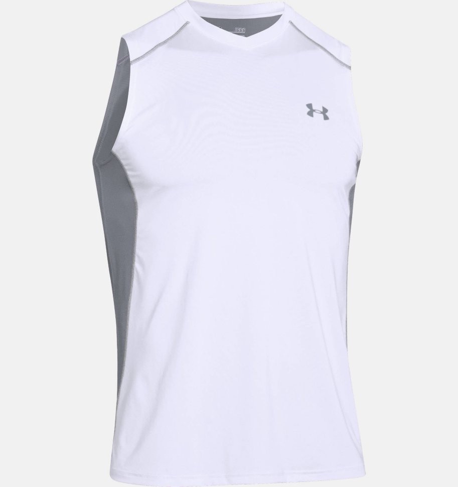 Майка Under Armour UA RAID SL-WHT 1257467-100 в Москве  в Москве 