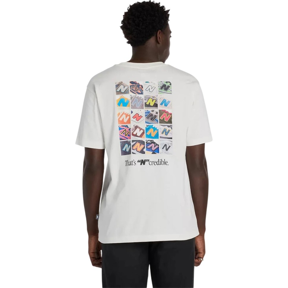 Футболка New Balance N Collage T-Shirt MT6161TQ-SST в Москве в Москве