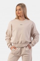 Джемпер Nebbia 420 Loose Fit Sweatshirt “Feeling Good” Cream в Москве  в Москве 