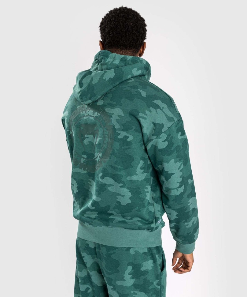 Толстовка Venum Vortex XL Men's Hoodie - Turquoise Camo VEN05218-640 в Москве  в Москве 