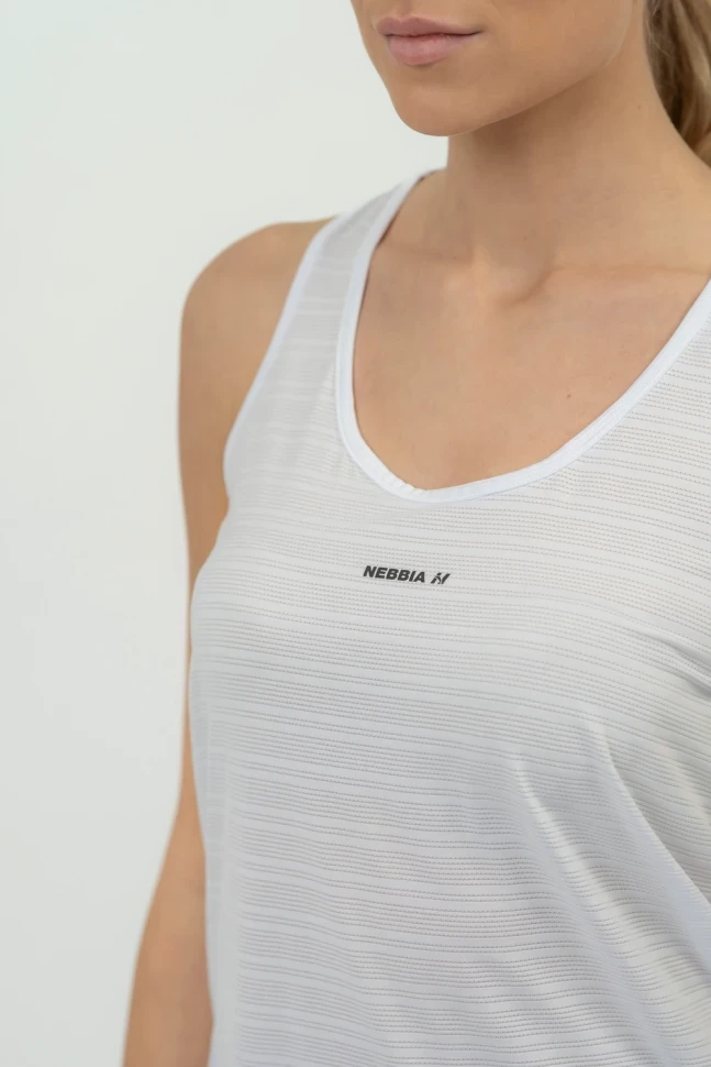 Майка Nebbia 439 tank top Airy White в Москве  в Москве 