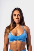 Топ Nebbia Medium-Support Sports Bra TOTALLY SEAMLESS 305 Blue в Москве  в Москве 