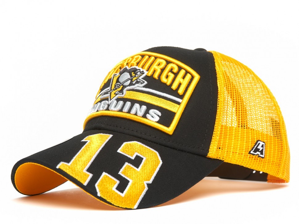 Бейсболка ATRIBUTIKA & CLUB Pittsburgh Penguins №13, черн.-желт. 31574 в Москве  в Москве 