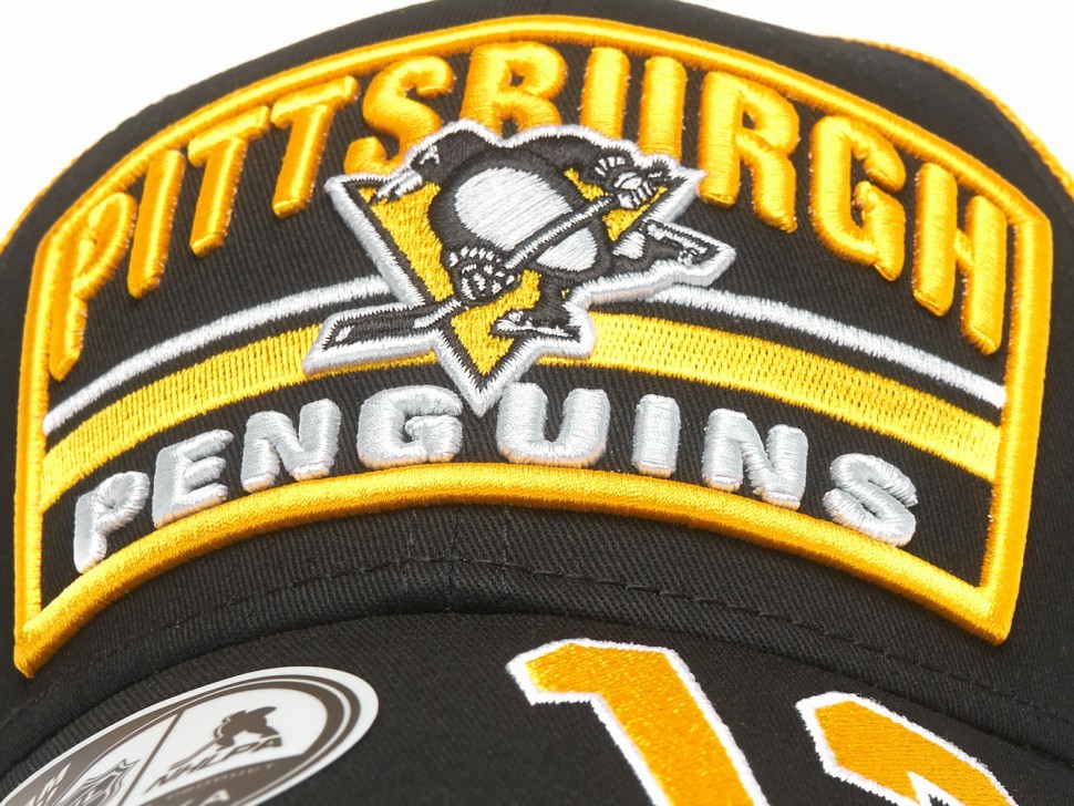 Бейсболка ATRIBUTIKA & CLUB Pittsburgh Penguins №13, черн.-желт. 31574 в Москве  в Москве 