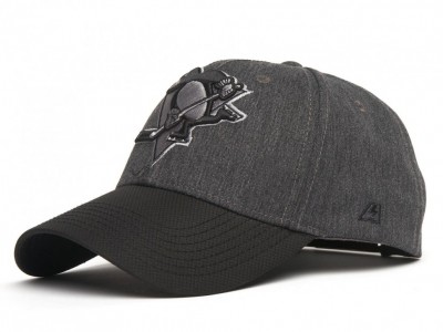 Бейсболка ATRIBUTIKA &amp; CLUB Pittsburgh Penguins, серо-черн. 31544
