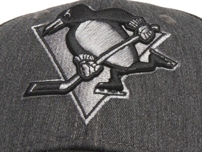 Бейсболка ATRIBUTIKA &amp; CLUB Pittsburgh Penguins, серо-черн. 31544