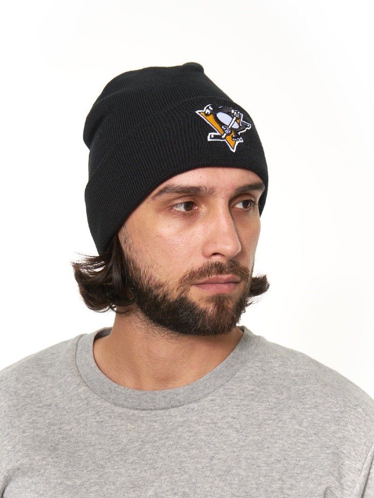 Шапка ATRIBUTIKA & CLUB Pittsburgh Penguins, черн. 59052 в Москве  в Москве 