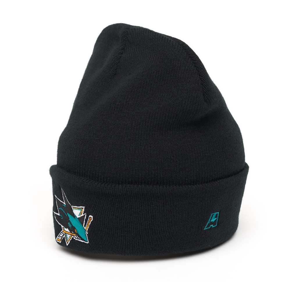 Шапка ATRIBUTIKA & CLUB San Jose Sharks, черн. 59033 в Москве  в Москве 
