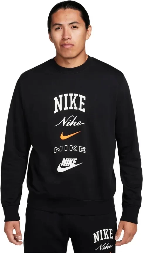 Лонгслив Nike M NK CLUB BB CREW STACK GX FN2610-010 в Москве  в Москве 