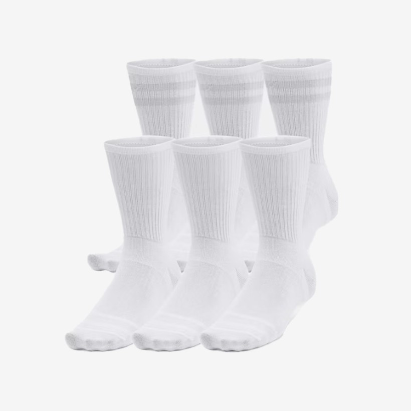 Носки Under Armour UA Essential 6pk Crew 1387058-100 в Москве в Москве