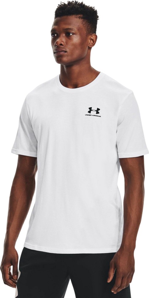 Футболка Under Armour Sportstyle Left Chest Logo SS 1326799-100 в Москве  в Москве 