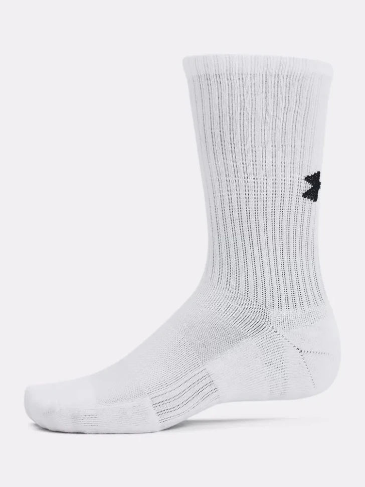 Носки (3 пары) Under Armour Unisex UA TC 3pk Crew 1386311-100 в Москве в Москве
