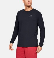 Футболка Under Armour с длинным рукавом SPORTSTYLE LEFT CHEST LS 1329585-001 в Москве  в Москве 