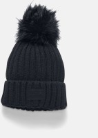 Шапка Under Armour Snowcrest Pom Beanie Black / Black / Black 1299905-001 в Москве  в Москве 