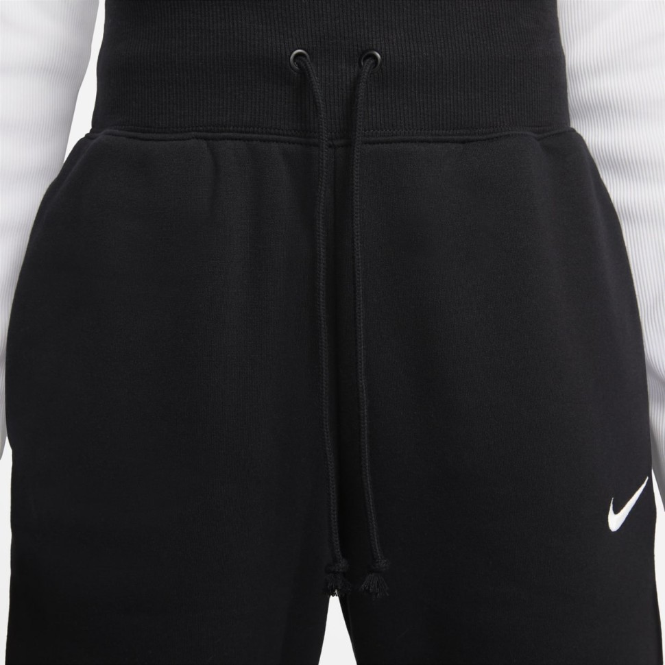 Брюки Nike W Nsw Phnx Flc Hr Pant Wide DQ5615-010 в Москве  в Москве 