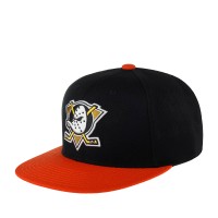 Бейсболка AMERICAN NEEDLE 42412B-AMD Anaheim Mighty Ducks 400 Series NHL (черн оранж) 06-960-85-00 в Москве в Москве