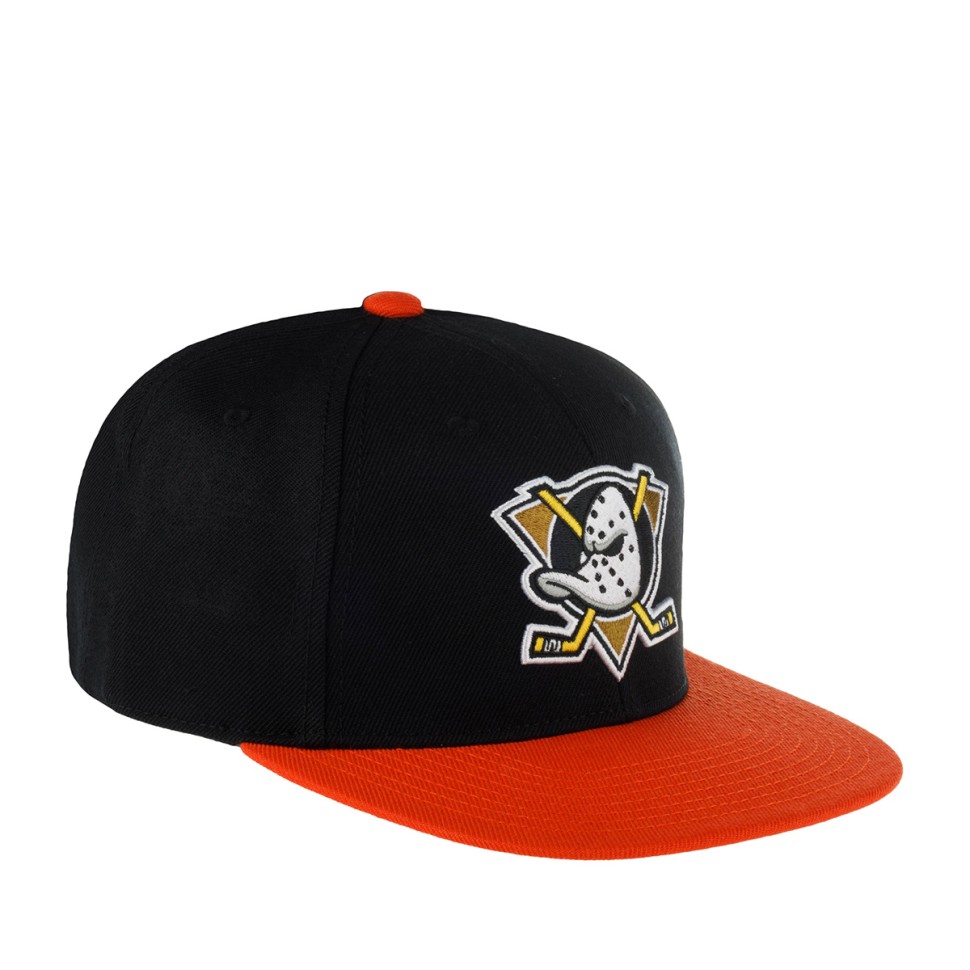 Бейсболка AMERICAN NEEDLE 42412B-AMD Anaheim Mighty Ducks 400 Series NHL (черн оранж) 06-960-85-00 в Москве в Москве