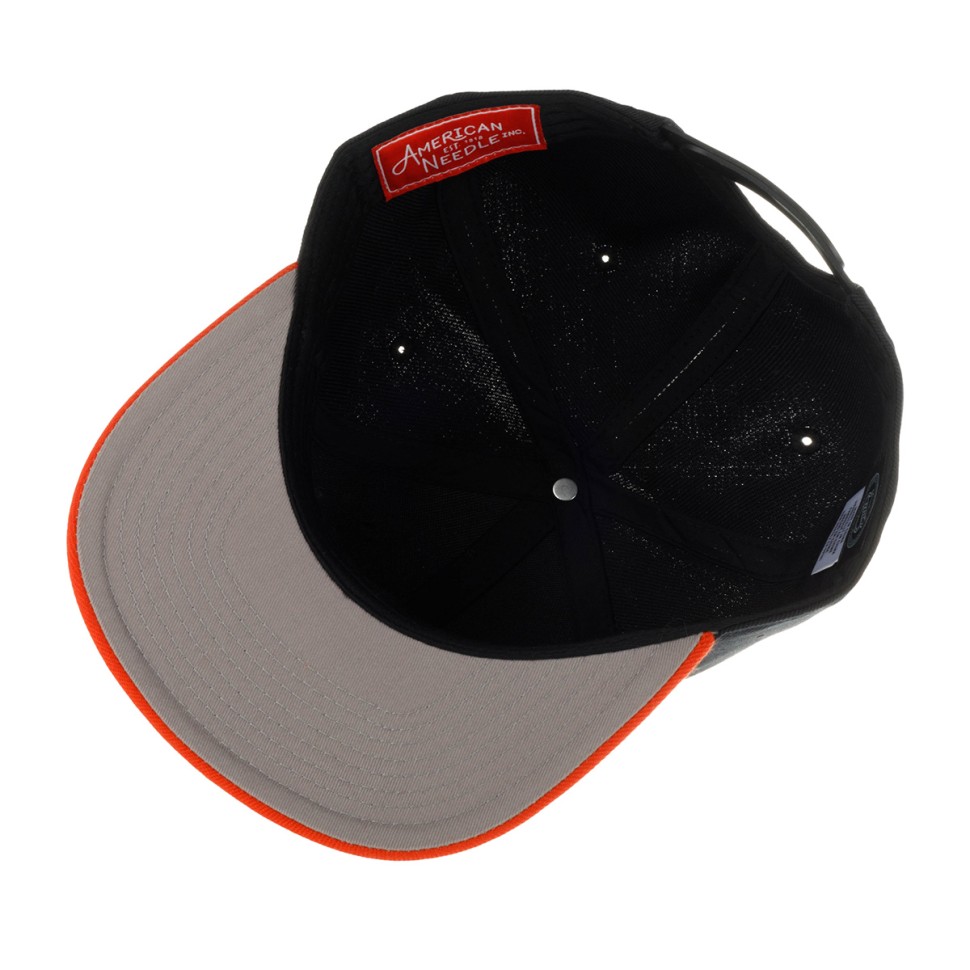 Бейсболка AMERICAN NEEDLE 42412B-AMD Anaheim Mighty Ducks 400 Series NHL (черн оранж) 06-960-85-00 в Москве в Москве