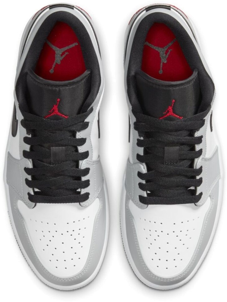 Кроссовки Nike air jordan 1 low  Light smoke grey 553558-030 в Москве  в Москве 