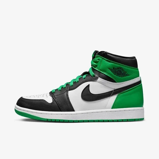 Кроссовки Nike AIR JORDAN 1 RETEO HIGH OG  BLACK AND LUCKY GREEN DZ5485-031 в Москве  в Москве 