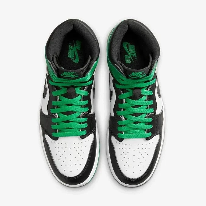 Кроссовки Nike AIR JORDAN 1 RETEO HIGH OG  BLACK AND LUCKY GREEN DZ5485-031 в Москве  в Москве 