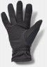 Перчатки Under Armour Men's Threadborne Run Glove Black / Black / Silver 1298515-001 в Москве 
