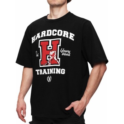 Футболка Hardcore Training Big H Black Oversized Fit hctshirt0460