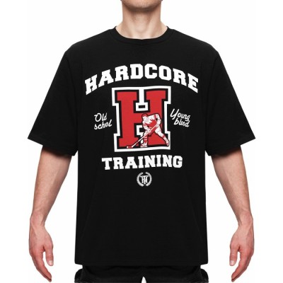 Футболка Hardcore Training Big H Black Oversized Fit hctshirt0460