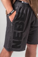 Шорты Nebbia Washed-off Gym Sweatshorts NO BS 367 Black в Москве  в Москве 