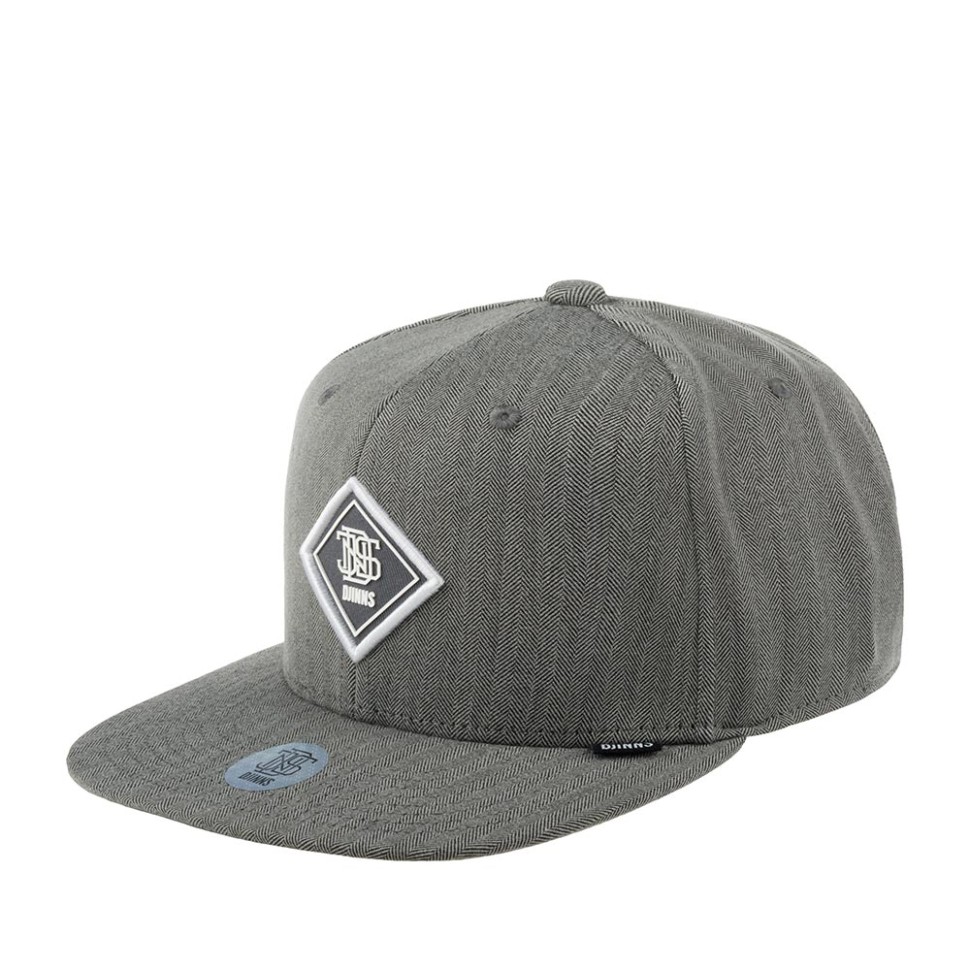 Бейсболка DJINNS 6P SB Fine Herringbone (серый) 50-165-08-00 в Москве в Москве