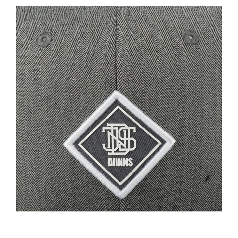 Бейсболка DJINNS 6P SB Fine Herringbone (серый) 50-165-08-00 в Москве в Москве