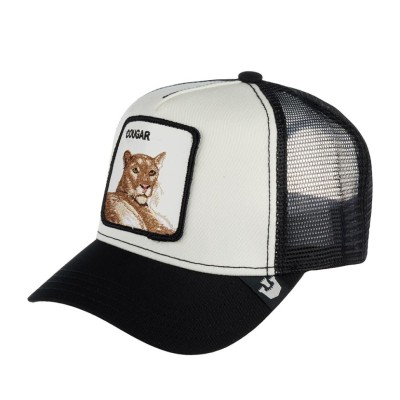 Бейсболка GOORIN BROTHERS ANIMAL FARM MEOW MEOW Пума черный белый 91-654-72-00