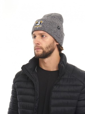 Шапка ATRIBUTIKA &amp; CLUB Anaheim Ducks, серый меланж 59342