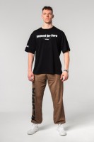 Футболка Nebbia Heavyweight Cotton Oversized T-shirt GRIND 356 Black в Москве  в Москве 