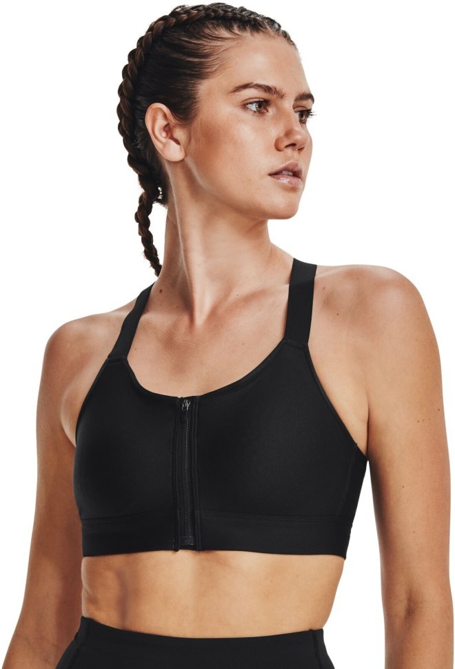 Бра Under Armour UA W CONTINUUM HIGH ZIP 1374122-001 в Москве  в Москве 
